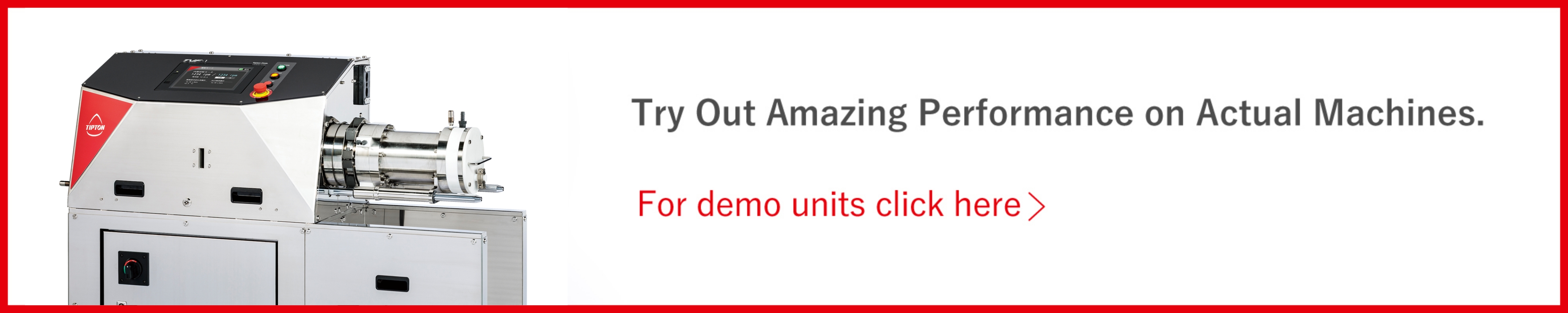 Try Out Aamazing Performance on Actual Machines. 